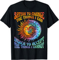 Sativa to Change Indica to Accept Stoner Hippie Men Women T-Shirt