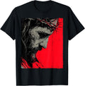 King Jesus Christ with Thorn Crown Christian Clothing T-Shirt