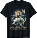San Judas Tadeo Religious Art Catholic Saints Design T-Shirt
