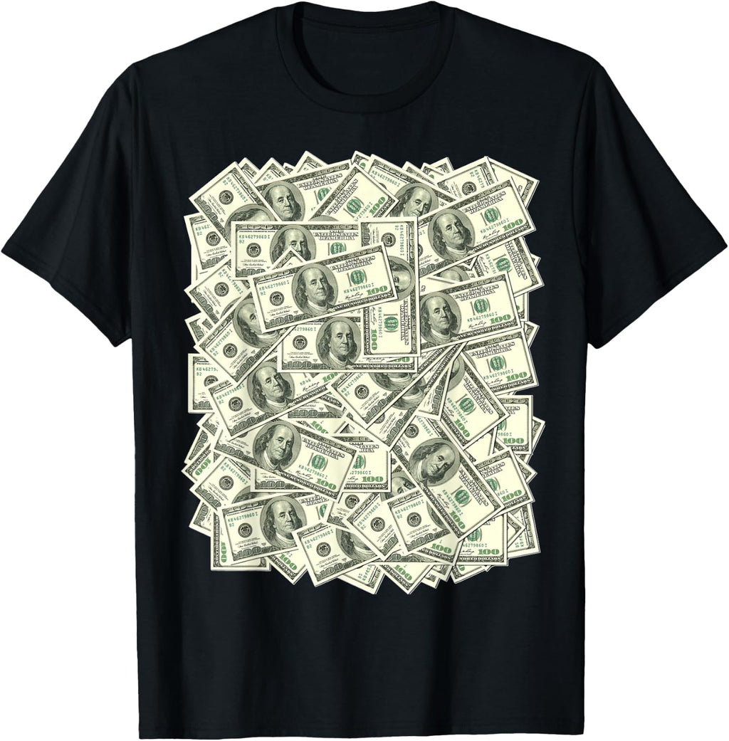 100 Dollar Bills, Funny Money T-Shirt