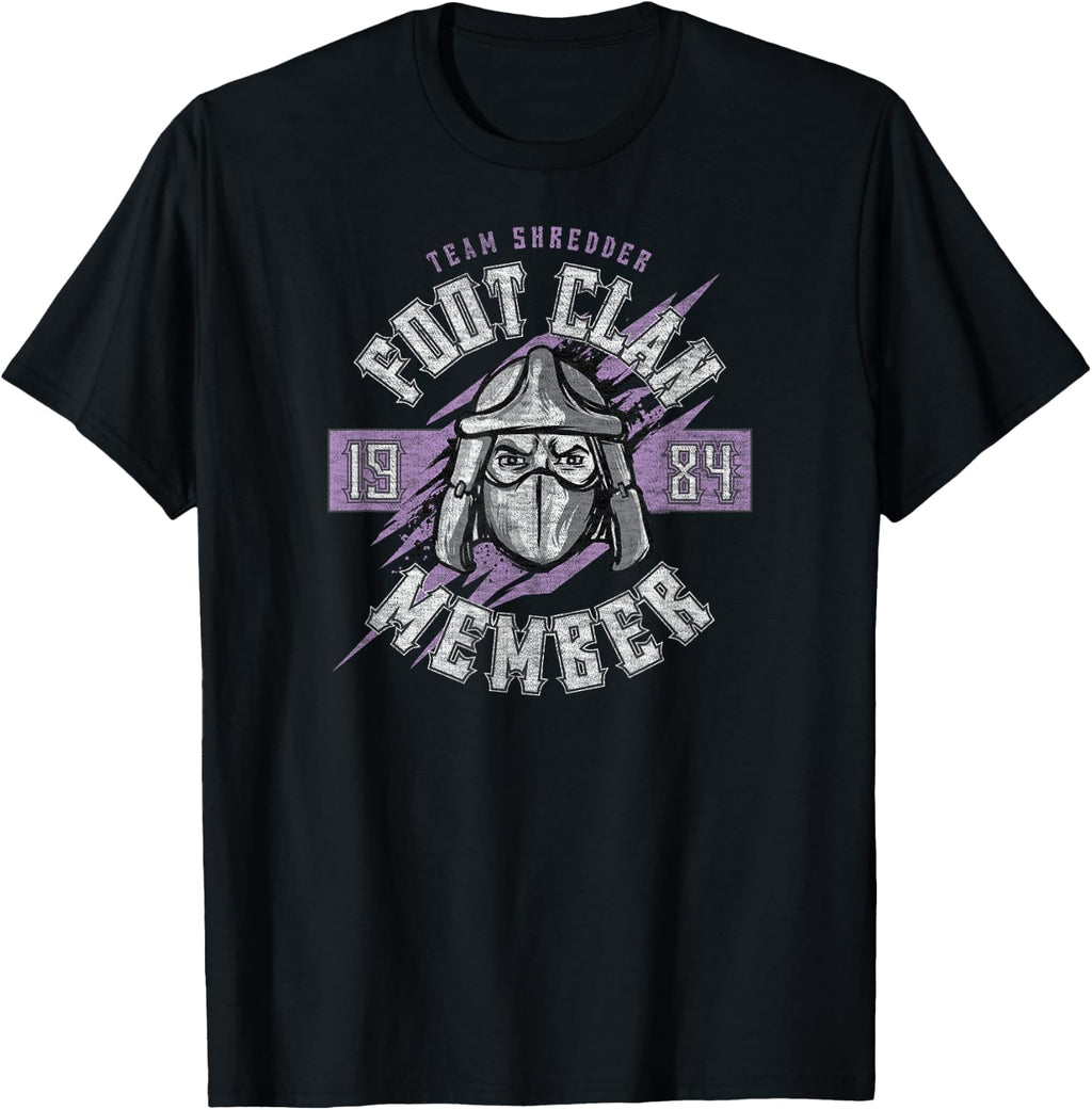 Nickelodeon Teenage Mutant Ninja Turtles Team Shredder Foot Clan 1984 T-Shirt