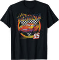 Disney Pixar Cars Lightning McQueen Vintage Race T-Shirt Small