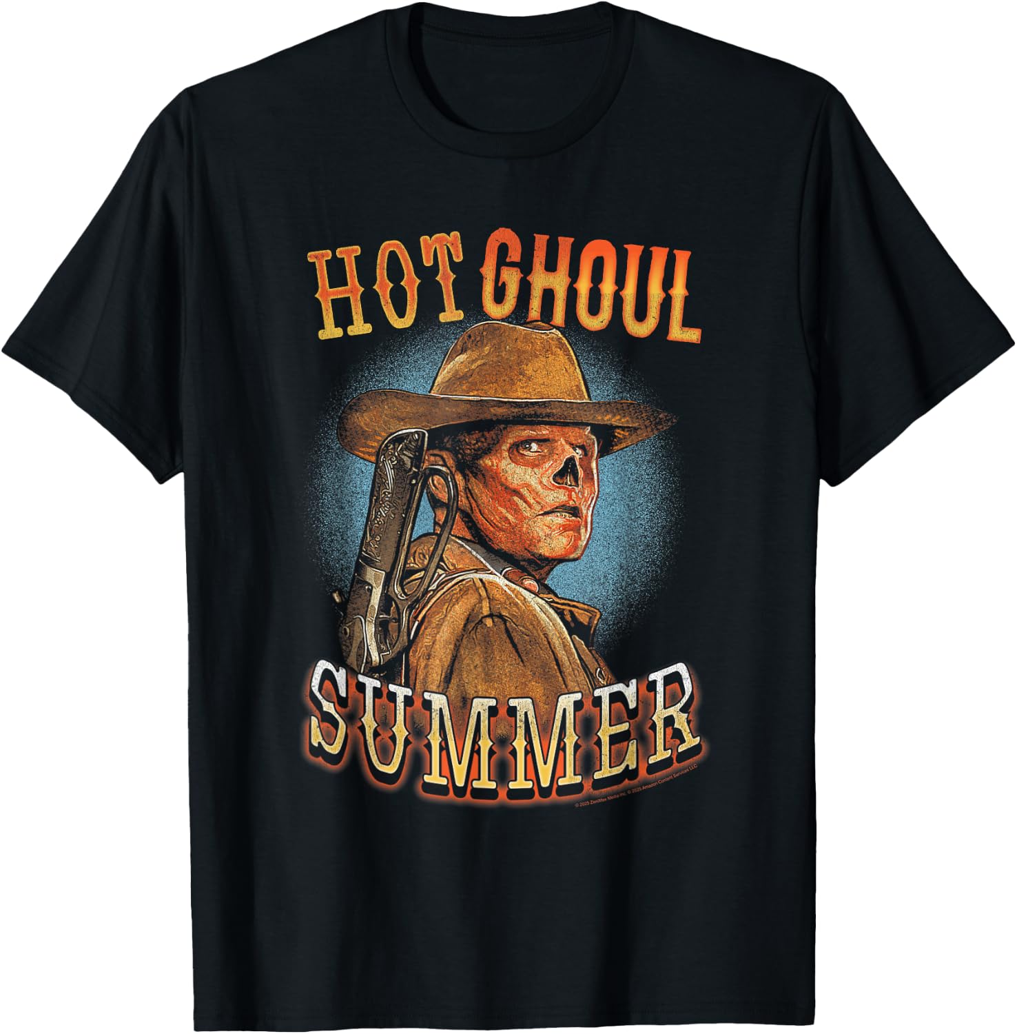 Fallout Hot Ghoul Summer Wild West Spooky Gamer TV Show T-Shirt