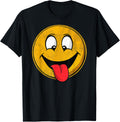 Retro Happy Face with Tongue Sticking Out – Funny Smile T-Shirt