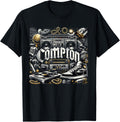 Compton NY Hip Hop Boombox Graphic Tee for Men Women T-Shirt