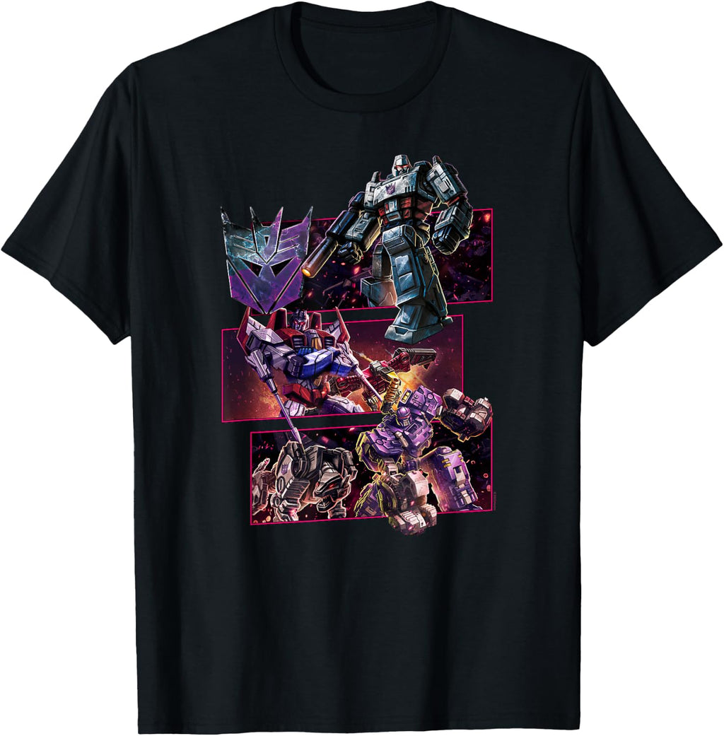 Transformers: War for Cybertron Decepticon Panels T-Shirt Small