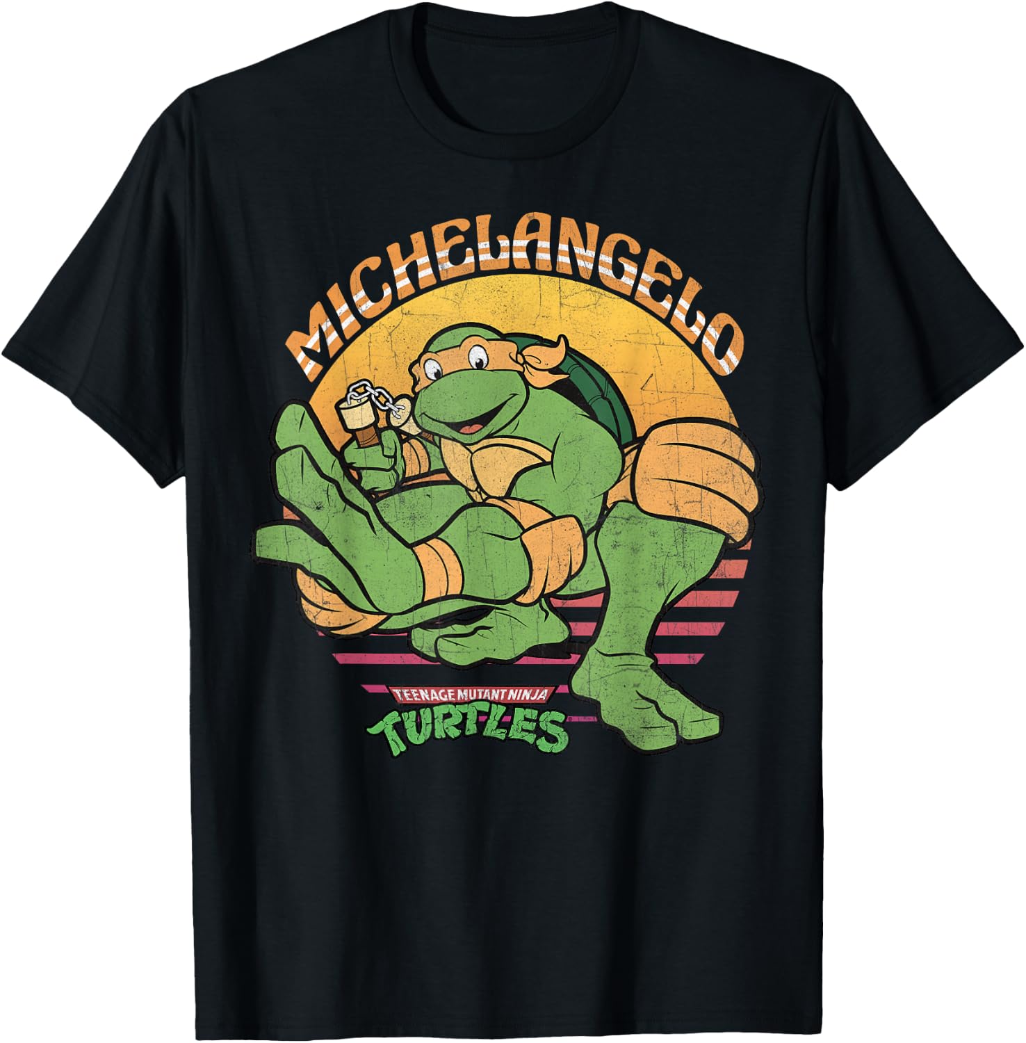 Teenage Mutant Ninja Turtles Michelangelo Sun Tee-Shirt T-Shirt