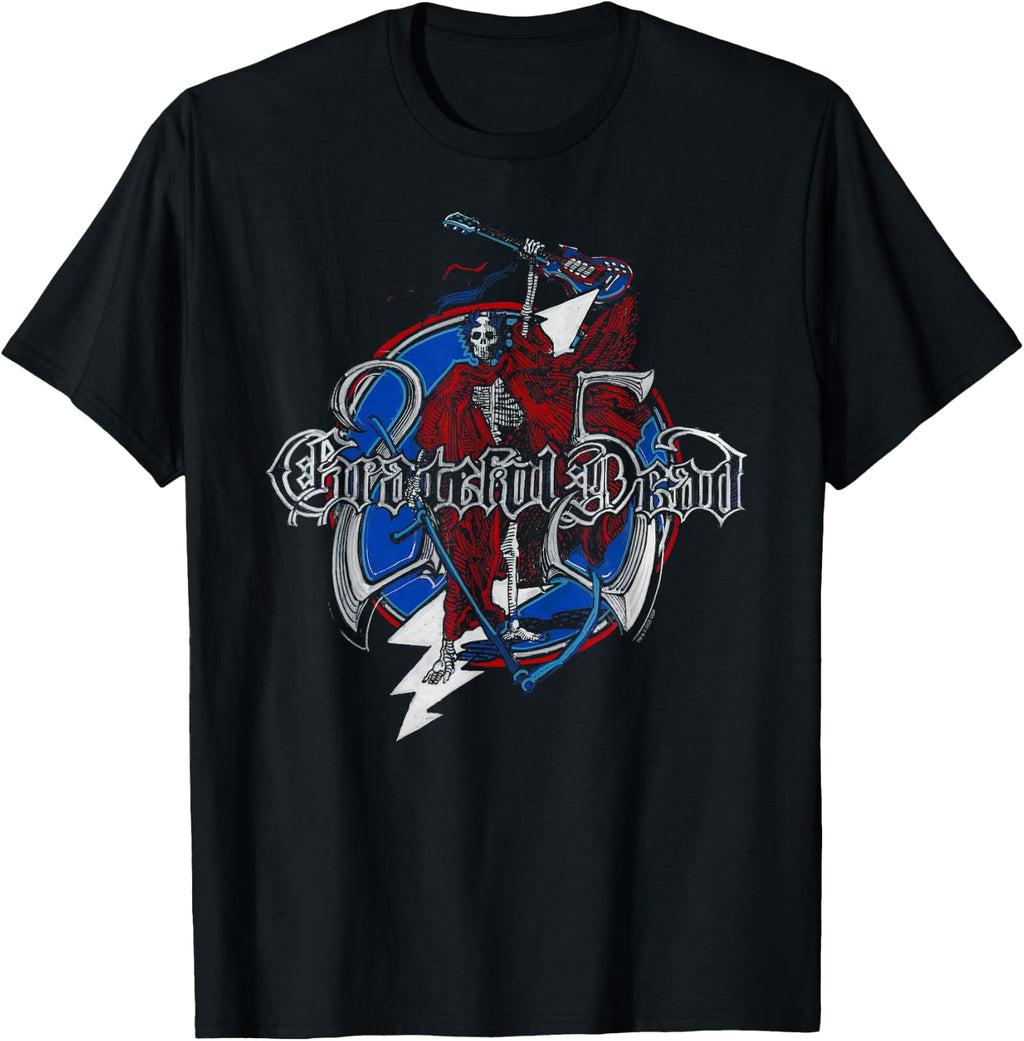 Grateful Dead 25th Anniversary Skeleton Vintage Band T-Shirt