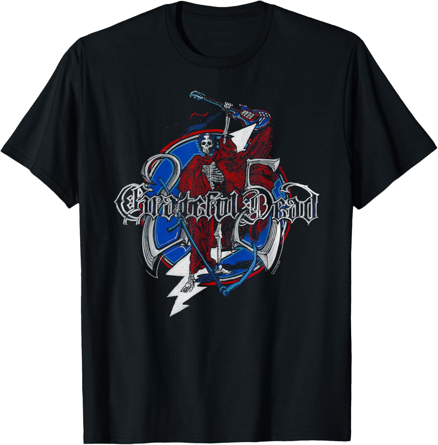 Grateful Dead 25th Anniversary Skeleton Vintage Band T-Shirt