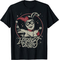 DC Comics Harley Quinn Dark Portrait T-Shirt Small