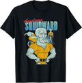 Handsome Squidward 90's Throwback Collage Funny Cartoon T-Shirt