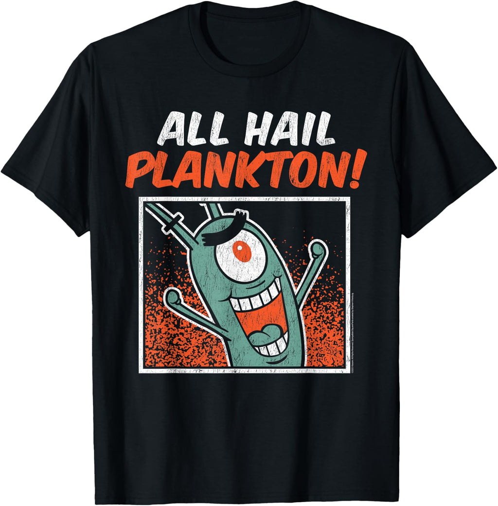 Spongebob Squarepants All Hail Plankton T-Shirt