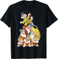 Disney Snow White Seven Dwarf Stack Graphic T-Shirt T-Shirt