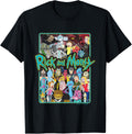 Rick & Morty Group Collage T-Shirt