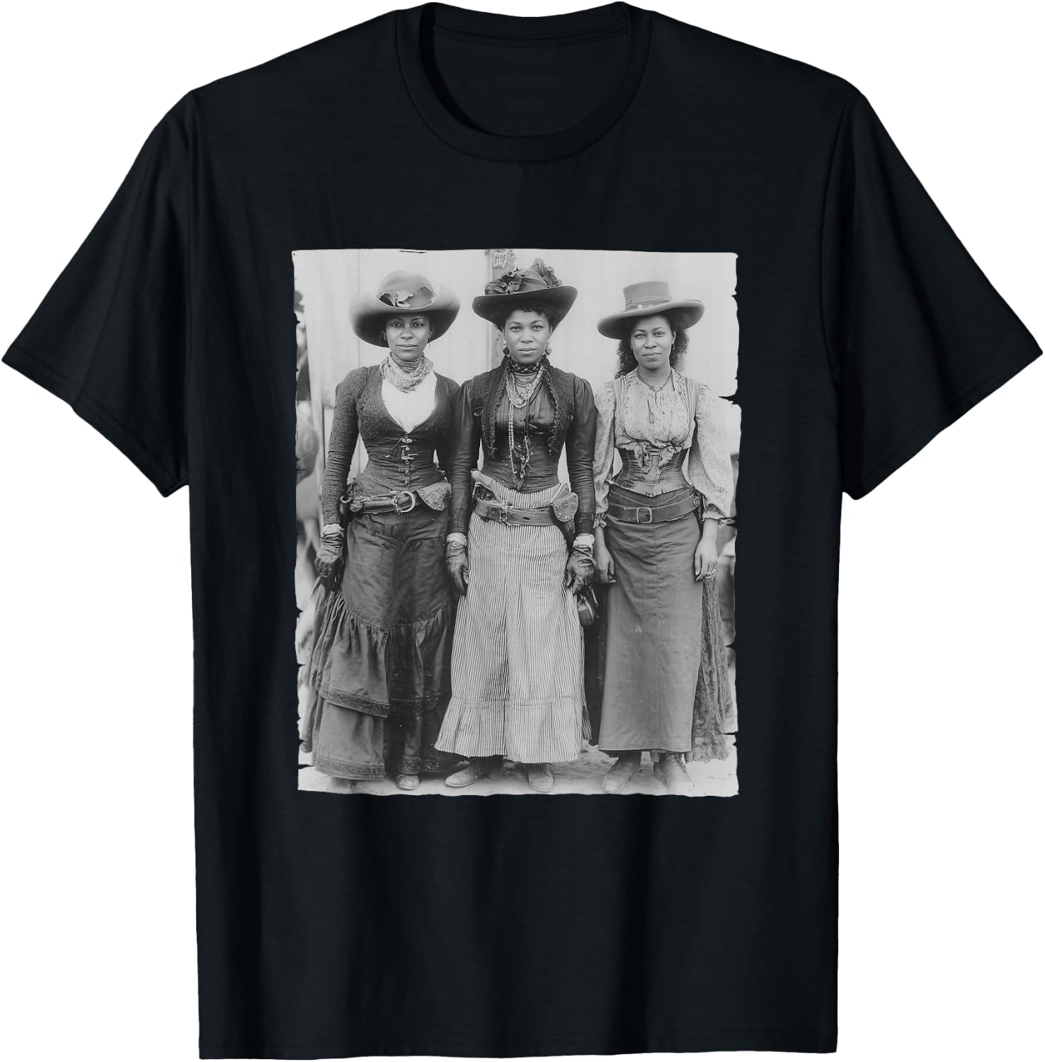 Melanin Cowgirls Black History Month African Melanin Pride T-Shirt