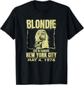 Blondie Live Concert Poster New York 1978 Vintage Band T-Shirt
