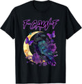 F-Caw-F Funny Raven Black Crow Spooky Season Halloween Retro T-Shirt