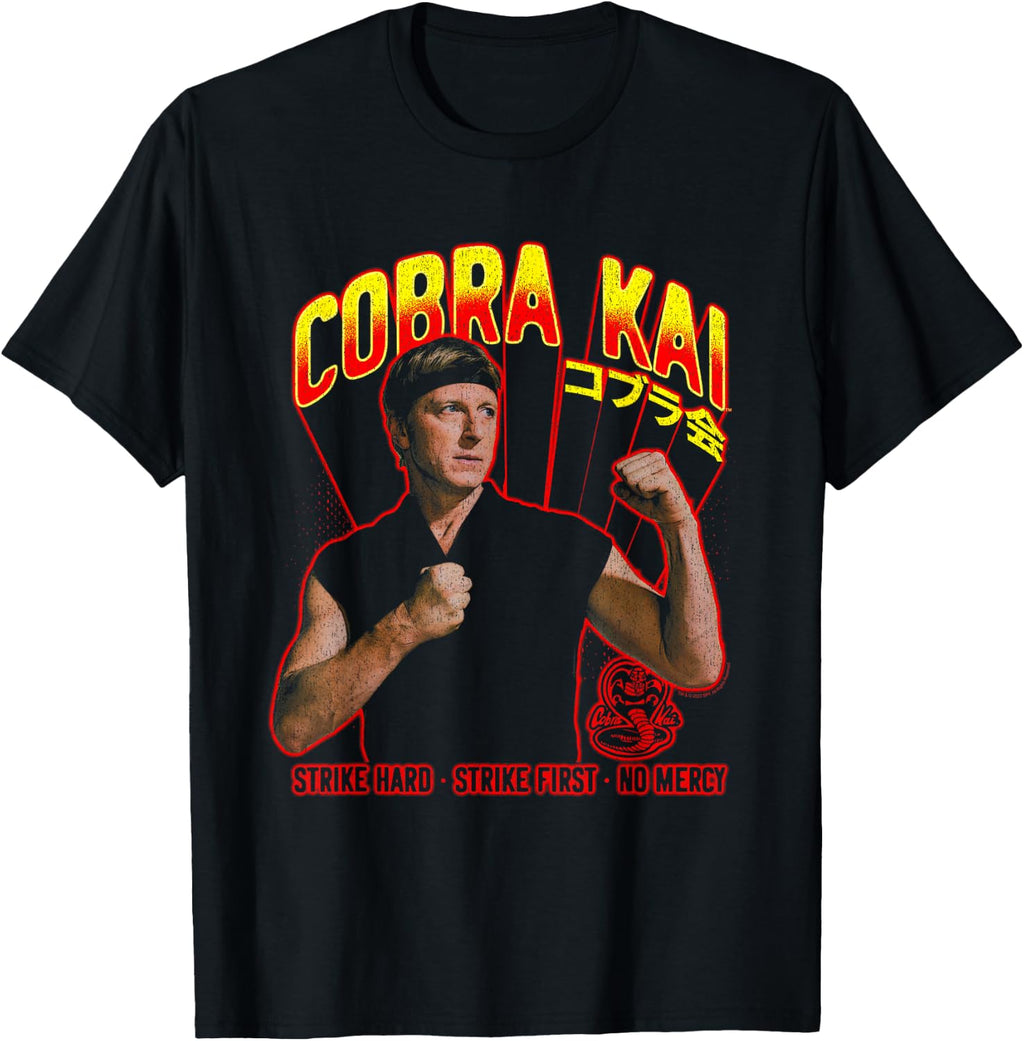 Cobra Kai Johnny with Gradient Logo T-Shirt