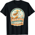 Mermaid Lagoon Daughters Beautiful Ocean Illustration Girls T-Shirt