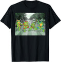 Teenage Mutant Ninja Turtles Road Crossing Parody T-Shirt Tee for Men Women