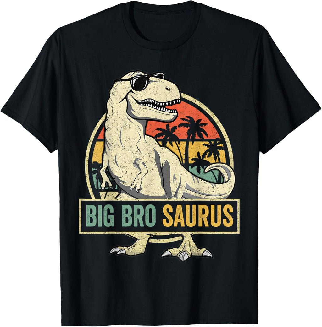 Bigbrosaurus T Rex Dinosaur Big Bro Saurus Brother Family T-Shirt