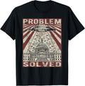 Funny UFO Problem Solved Political Humor Sarcastic T-Shirt