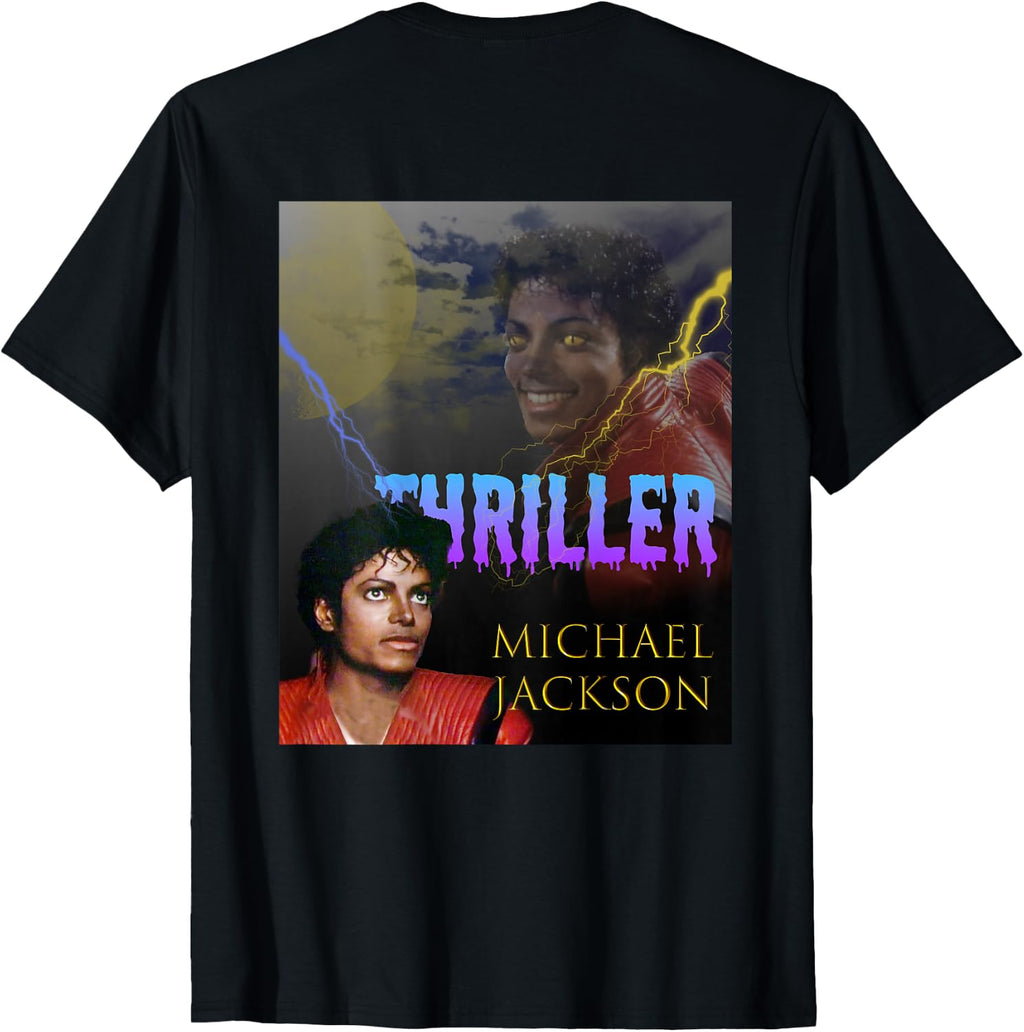 Michael Jackson 067 Thriller Back Printed T-Shirt