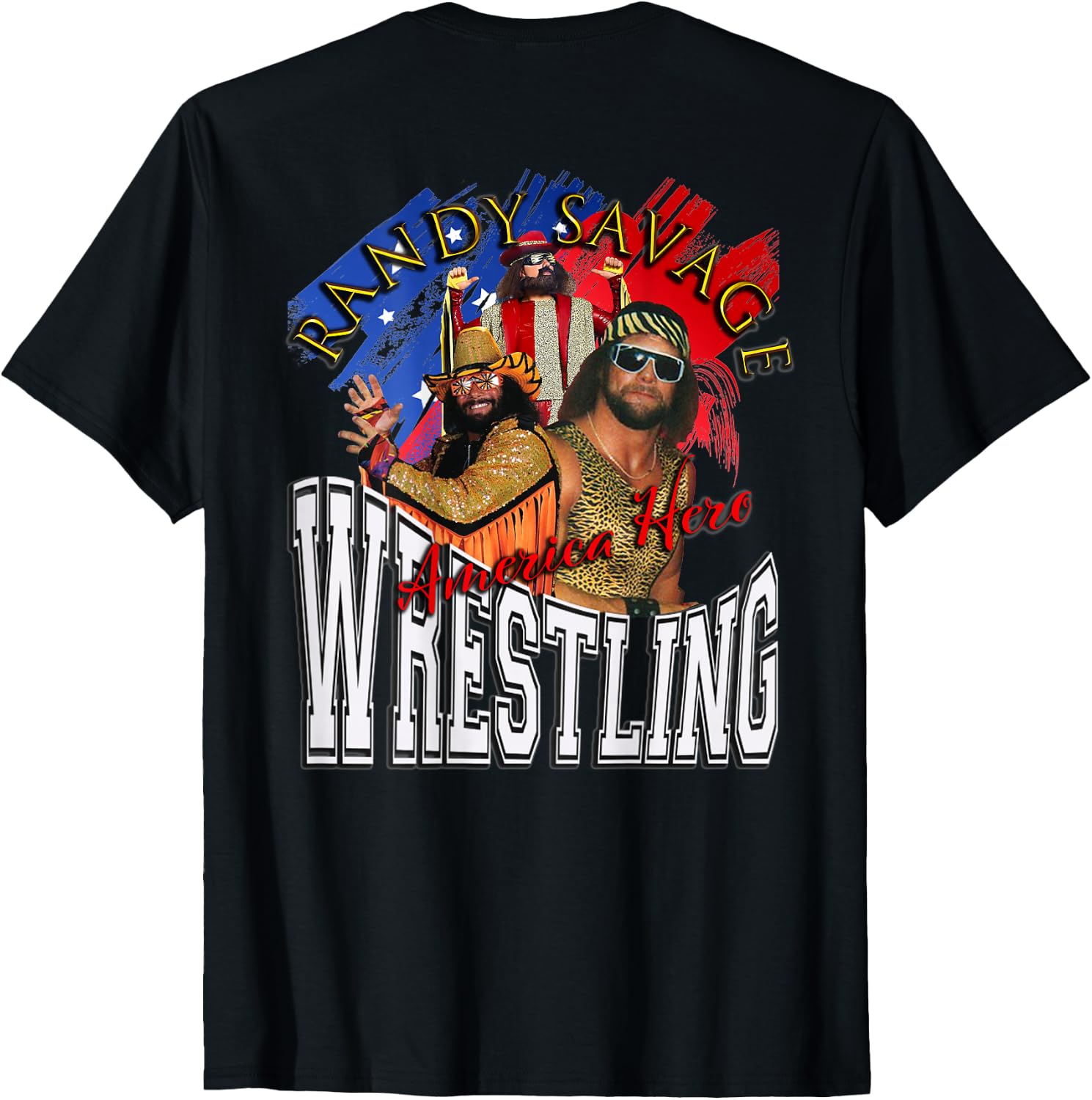Randy Savage_002_Back Printed T-Shirt